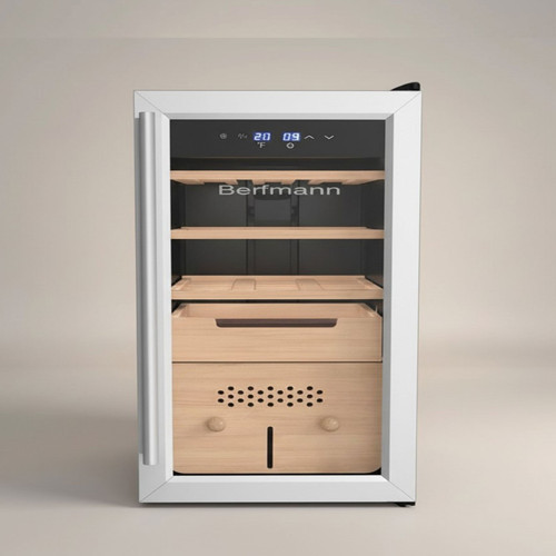 Sedirli Elektronik Puro Dolabı Humidor (382 Puro Kapasite)