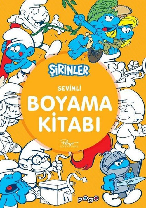 Şirinler-Sevimli Boyama Kitabı
