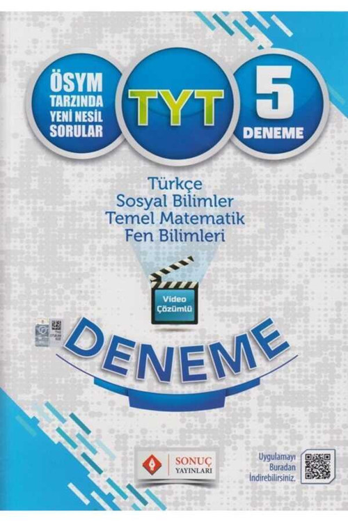 Sonuç Yayınları Tyt Genel 5 Li Deneme 2023