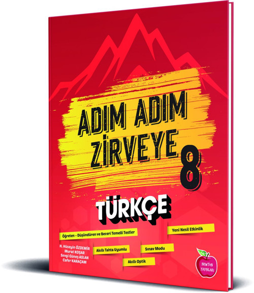 Newton 8. Sınıf Türkçe Adım Adım Zirveye Soru Bankası 2023