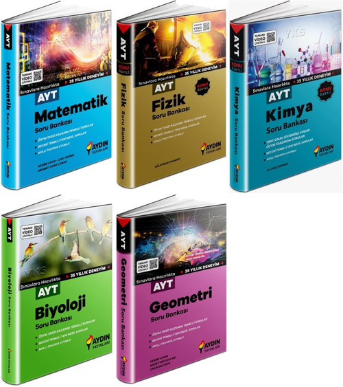 Aydın 2024 Ayt Sayısal Soru Bankası Seti 5 Kitap