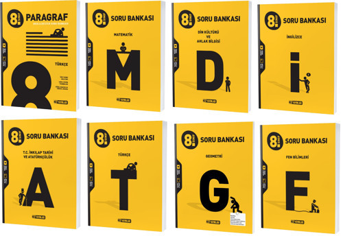 Hız Lgs 2024 8. Sınıf Soru Bankası 8 Kitaplık Tam Set