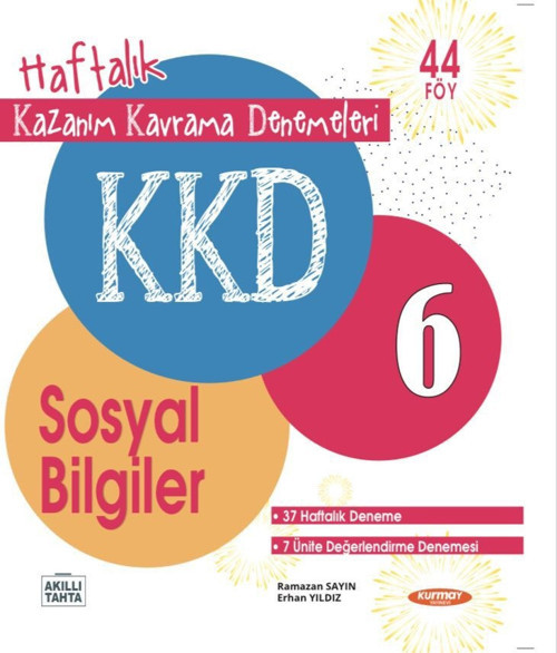 Kurmay 2024 6. Sınıf Sosyal Bilgiler Kazanım Kavrama Denemeleri 44 Fasikül