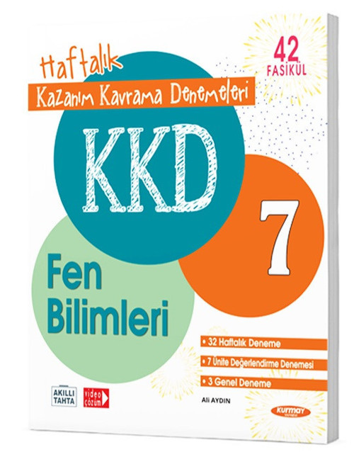 Kurmay 2024 7. Sınıf Fen Bilimleri Kazanım Kavrama Denemeleri 42 Fasikül