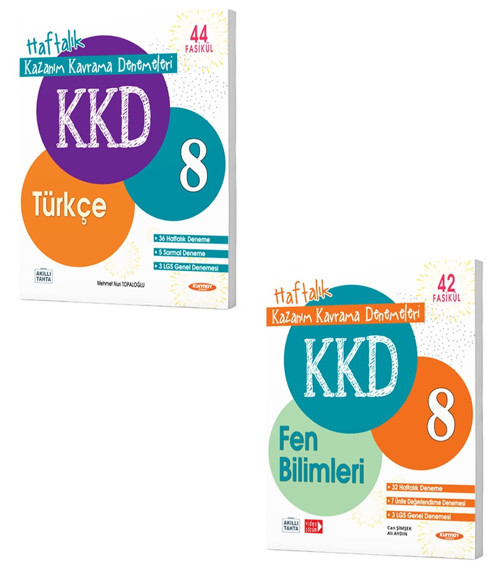 Kurmay 2024 8. Sınıf Türkçe Fen Bilimleri Kazanım Kavrama Deneme Kkd Seti