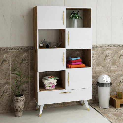 Herman Banyo Dolabı Hr02 Atlantikçam - Beyaz