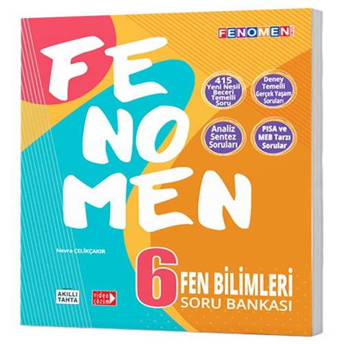 Fenomen Okul 2024 6. Sınıf Matematik A Soru Bankası Yeni Nesile Kolay Geçiş