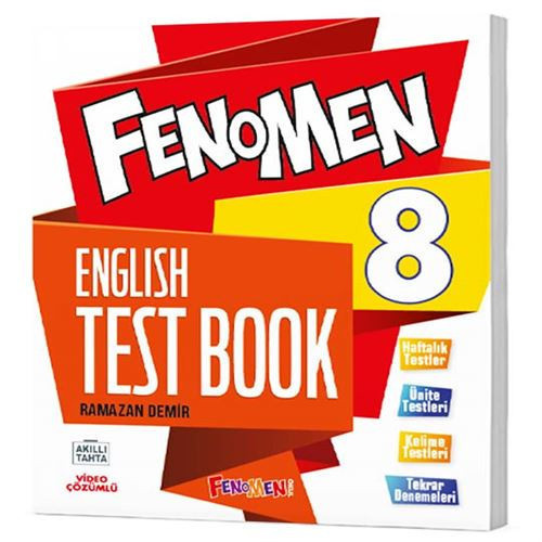 Fenomen Okul 2024 8. Sınıf English Test Book İngilizce Soru Bankası