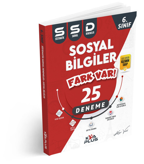 Kva 2024 6. Sınıf Sosyal Bilimler 25 Sistematik Sarmal Deneme