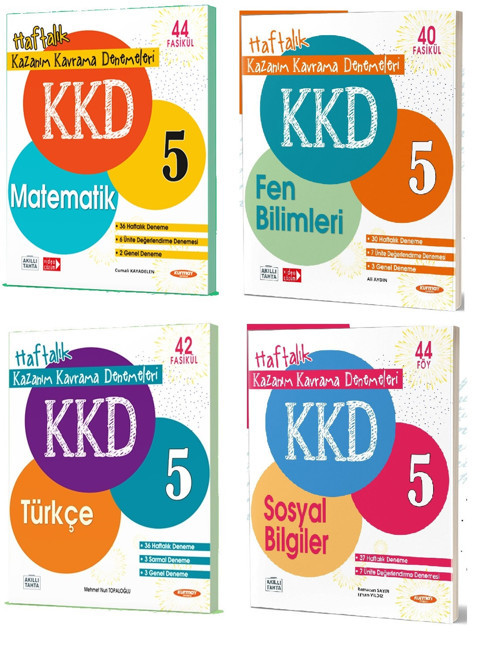 Kurmay 2024 5. Sınıf Kazanım Kavrama Denemeleri Kkd Seti 4 Kitap