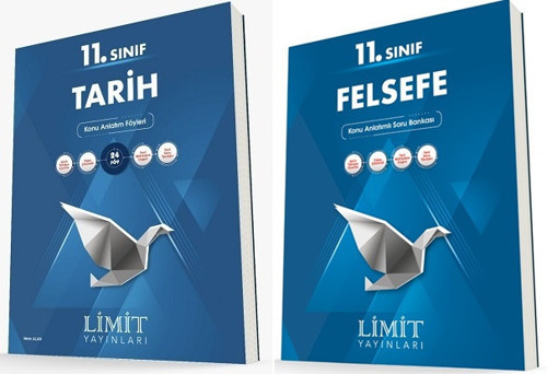 Limit 11. Sınıf Tarih + Felsefe Konu Föyleri Seti 2 Kitap 2023