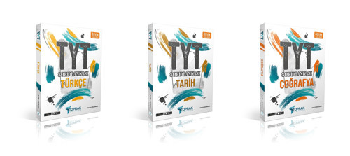 Toprak 2024 Tyt Türkçe Tarih Coğrafya Soru Bankası Seti 3 Kitap