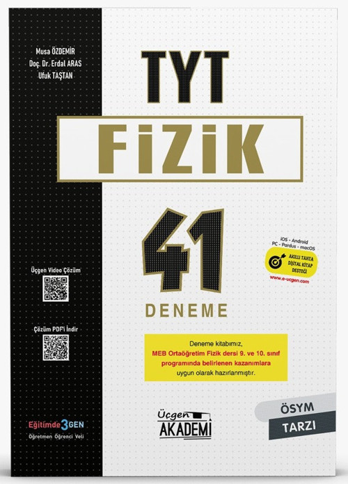 Üçgen Akademi 2024 Tyt Fizik 41 Li Deneme Sınavı
