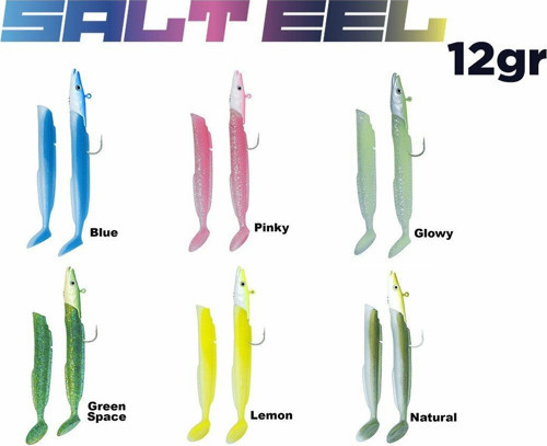Salt Eel 10cm 12gr x2 Silikon Yem 018 Purple Space