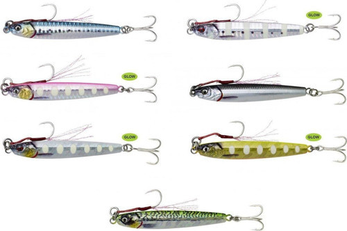 3D Jig Minnow 15 gr 6,8 cm Suni Yem Bone White Glow