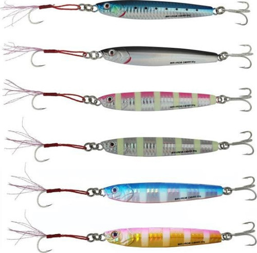 3D Slim Minnow 100 gr 12,5 cm Jig Suni Yem Pink Zebra Glow