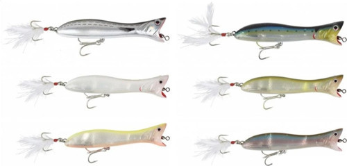Panıc Popper 10.5 cm 22 gr Suni Yem 01-Dirty Silver Mullet