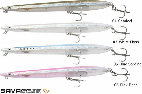 Sandeel Surf Walker 180 27g Suni Yem 03-White Flash
