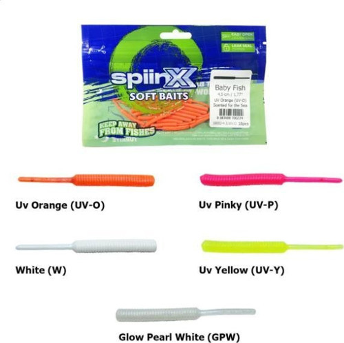 Soft Baits Baby Fish 4.5 cm Kokulu Silikon Yem White