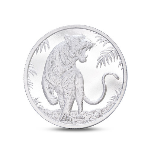 Kaplan Figürlü Gümüş Sikke Coin
