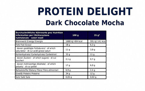 Multipower Protein Delight Protein Bar - 18 x 35g Protein Bar 3