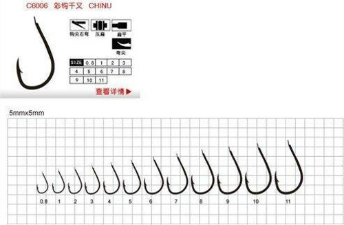 Chinu Sazan Çupra Olta İğnesi (Japon Malı) 7