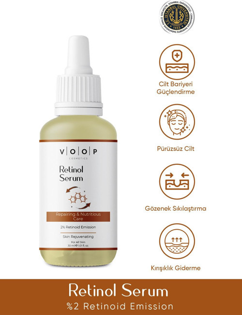 Retinol Serum - 30 Ml | Yenileyici Retinol Bakımı | %2 Retinoid + Hyaluronik Asit