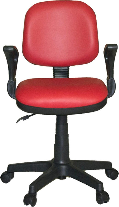 Kozmo Lux Kollu Çalışma Koltuğu Kumaş Kırmızı
