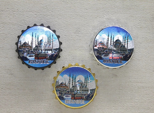 İstanbul Temalı Metal Magnet Alk4339