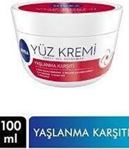 Yüz Kremi 100 ml. Yaşlanma Karşıtı (24'lü)