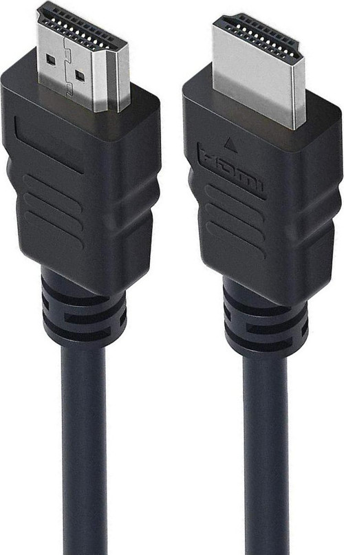 PLASTİK DÜZ SİYAH 10 METRE GOLD POŞETLİ HDMI KABLO