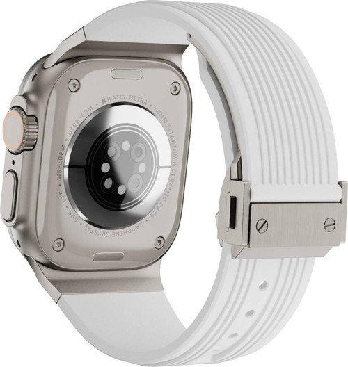 Watch Ultra 49mm Uyumlu KRD-113 Spor Görünümlü Silikon Kordon