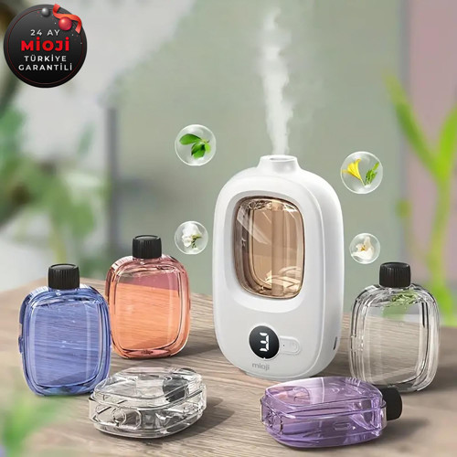 Smell 2x Aromaterapi Şarjlı Yeni Nesil Otomatik Oda Kokusu Makinesi - Limon