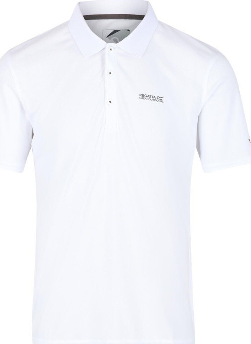 Maverik V Polo Yaka Erkek T-Shirt-BEYAZ