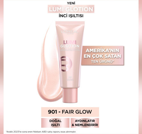 Glotion All-In-One Doğal Işıltı 901 - Fair Glow