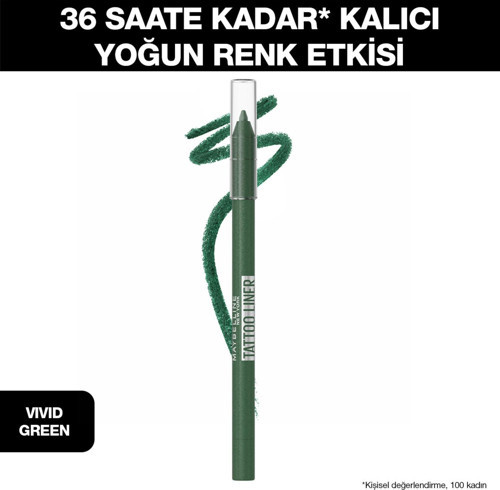 Tattoo Liner Jel Göz Kalemi - Vivid Green