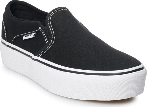 Vn0A3Wmm Wm Asher Platform Sneakers Siyah Unisex Spor Ayakkabı