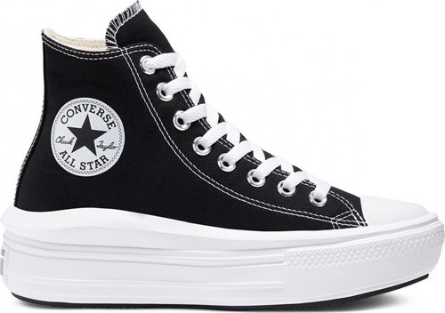 568497Chuck All Star Platform Siyah Unisex Ayakkabı
