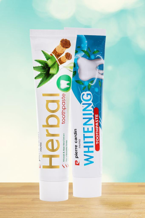 Aloe Vera & Misvak & Çay Ağacı Özlü Bitkisel ve Beyazlatıcı Diş Macunu - 75 ml- 2'li