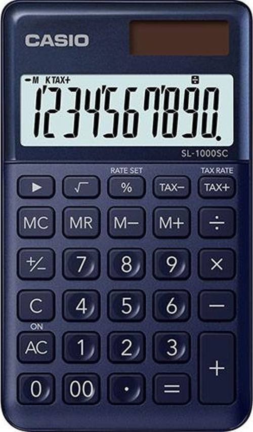 SL-1000SC-NY Cep Tipi 10 Hane Lacivert Hesap Makinesi