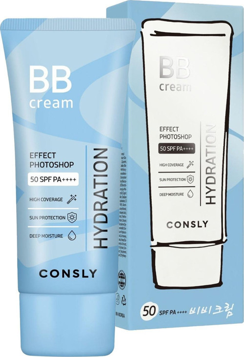 Kuru Ciltler İçin SPF50+PA++++ CONSLY Effect Photoshop Hydration BB Cream 50ml