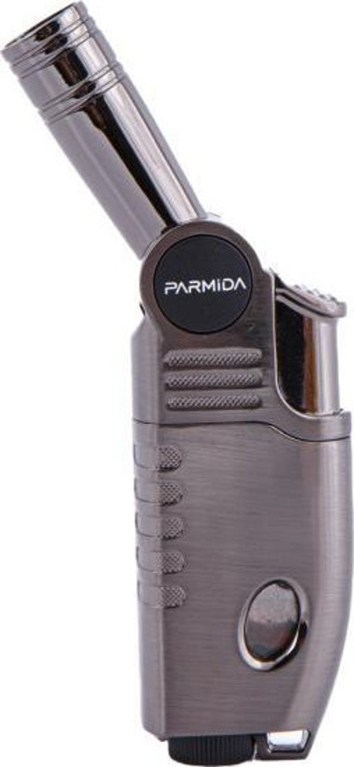 Tek Torch Pürmüz Gunmetal Oynar Başlıklı Masa Tipi Puro Çakmağı