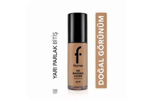 Invisible Cover HD Foundation 120 Honey