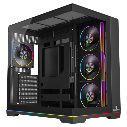 NYVRA SYNC X 850W 80+ Bronze ATX3.1 Gen5.1 SeaView ARGB ATX Mid Tower Siyah Kasa
