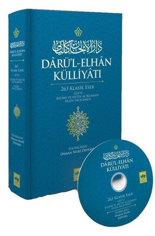 Darü'l-Elhan Külliyatı: 263 Klasik Eser Güfte Kelime ve Metin Açıklaması Vezin İncelemesi-CD Ekli