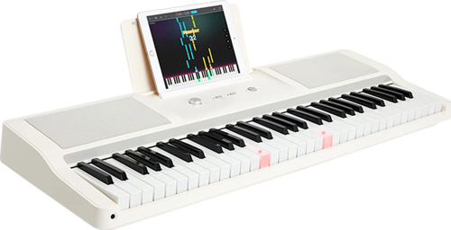 SK-TOK 61 Tuş Hassasiyetli Akıllı Org, MIDI Klavye - Beyaz