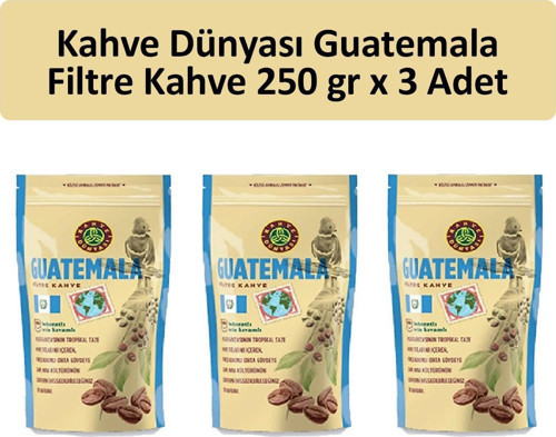 Guatemala Filtre Kahve 250 gr x 3 Adet
