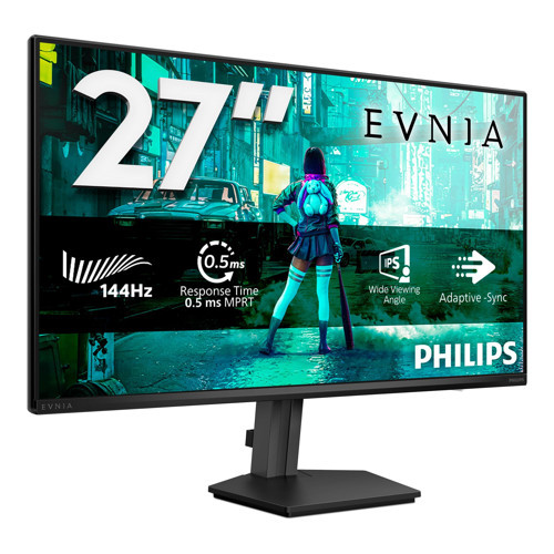 27M2N3200NF 27 inç FHD monitör, 144Hz, IPS, 1ms MPRT Adaptive Sync, G-Sync Comp. HDR10 (1920x1080,HDMI 1x 2.0,DP 1x 1.4) Siyah