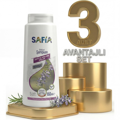 Zayıf Ve Kırılgan Saçlar Şampuan 3x650 Ml