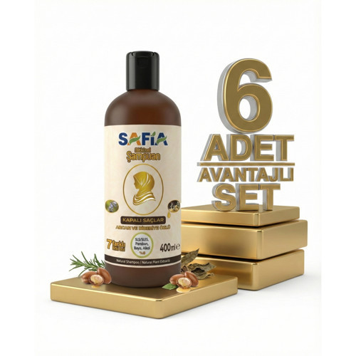Kapalı Saçlar İçin Şampuan 6x400 Ml